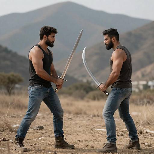 Warriors in a Mountainous Showdown