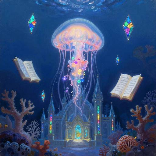 Bioluminescent Jellyfish Organist
