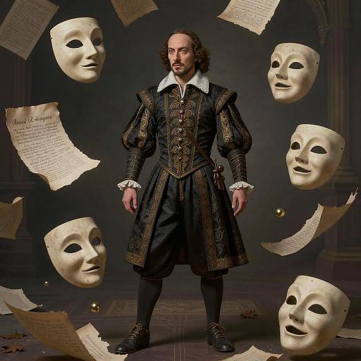 Shakespeare Renaissance Fantasy Character