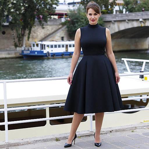 Elegant Pear-Shaped Woman by Seine