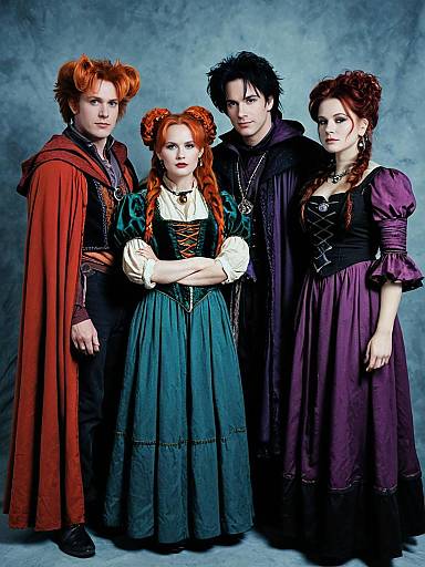 Hocus Pocus Cosplay Group Portrait