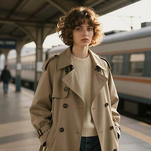 Textured Bowl Cut Fashion Editorial