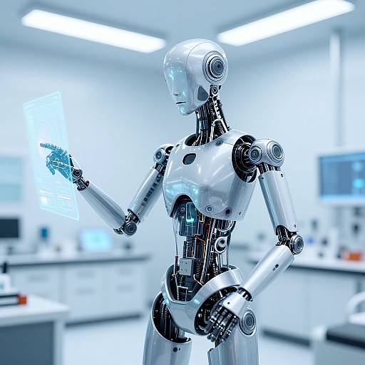 Futuristic Humanoid Ant Scientist