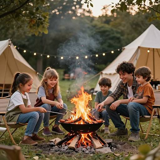 Family Bonfire UI/UX Design Scene