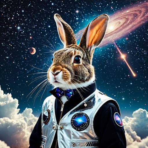 Galactic Teller Rabbit in Cosmic Elegance Galactic Teller Rabbit in Cosmic Elegance