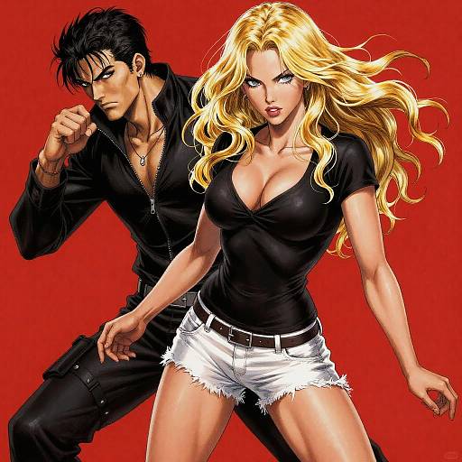 Dynamic Hyper-Realistic Fantasy Duel