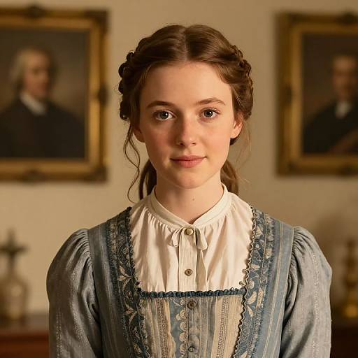 Vintage Portrait of Amybeth McNulty as Anne Shirley