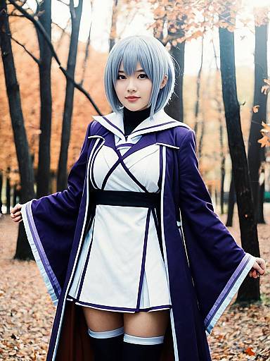 Realistic Yuki Nagato Cosplay Photo