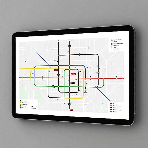 Modern Urban Transit Map Design