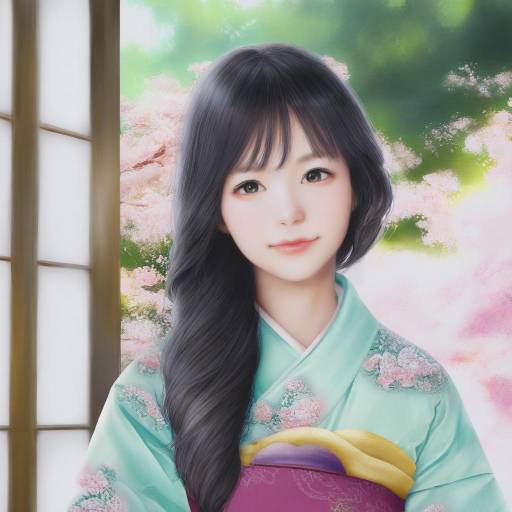 Koishi Komeiji in a Cherry Blossom Garden