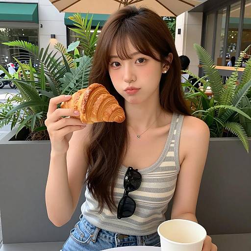 Casual Outdoor Portrait of Asian Woman