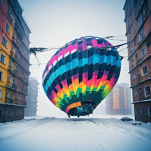 Stratospheric Zeppelins Shredded by Storm