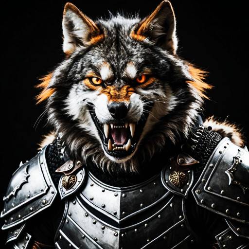 Fierce Werewolf Warrior in Armor