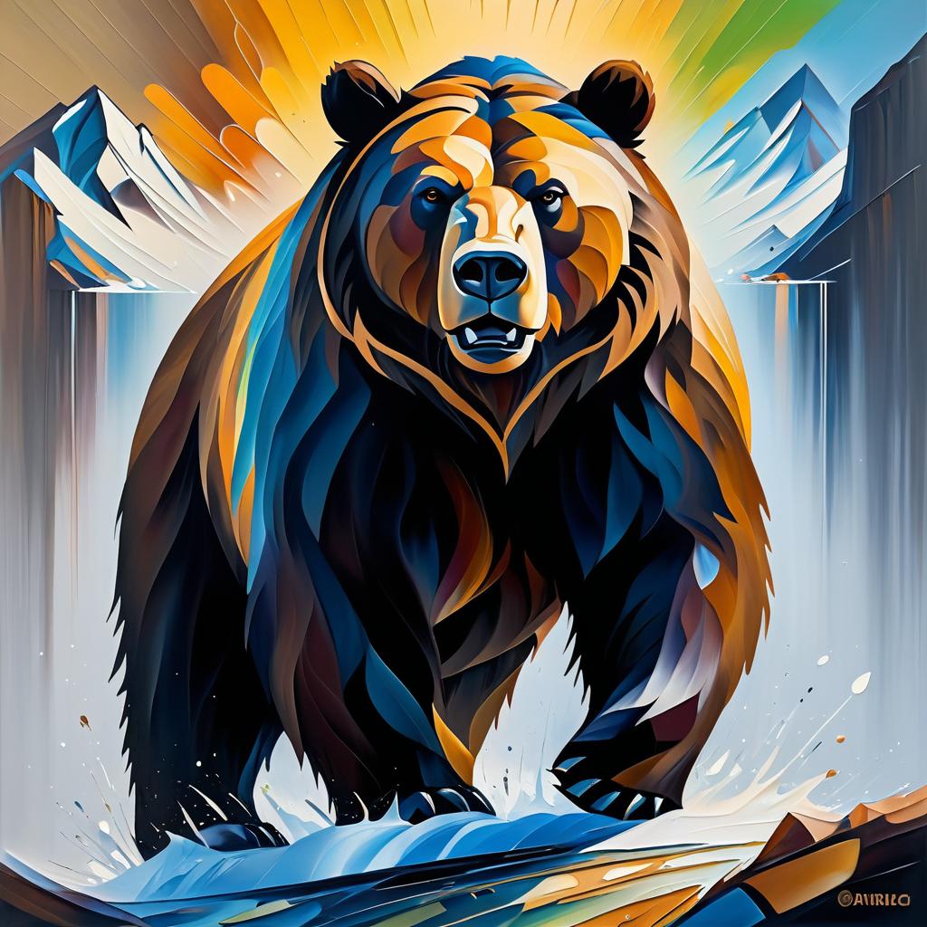 Majestic Bear Symbolizing Resilience