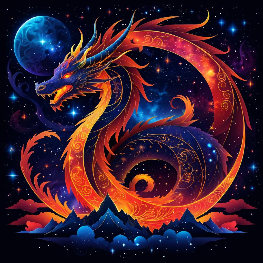 Radiant Dragon in a Cosmic Landscape