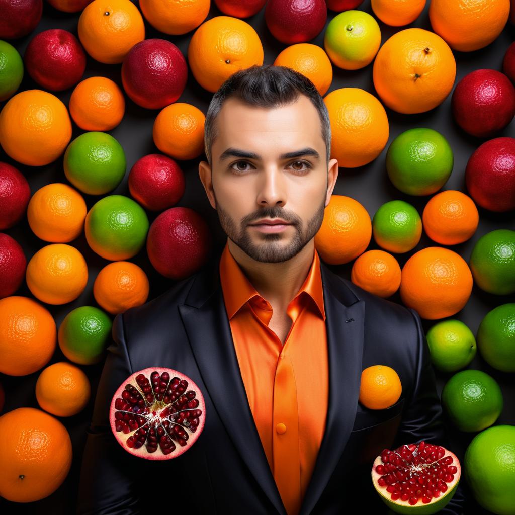 Exquisite Fruit-Inspired Portrait Photography