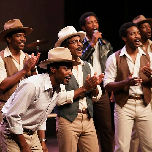 1970s Performance by Six Black Men
