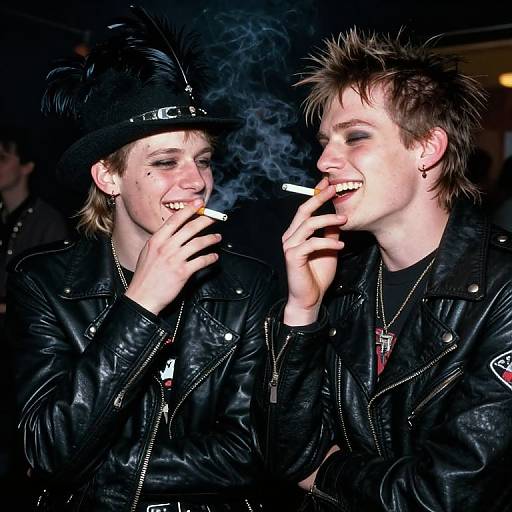 1980s Scandinavian Punk Teenagers