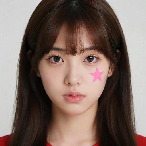 Close-Up Portrait of Young Woman