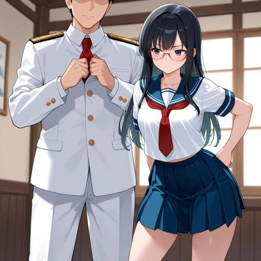 Nautical Cowboy Shot of Admiral Kancolle