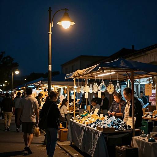 Nocturnal Marketplace Auctioning Time