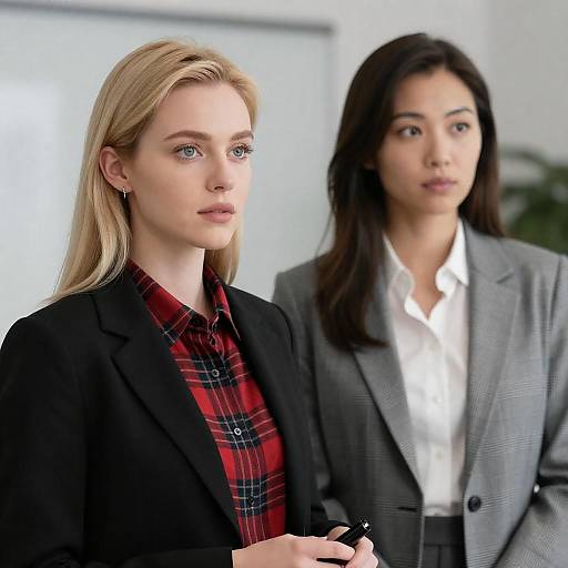 Office Portrait — Two Professional Women