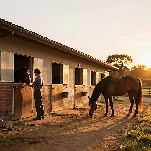 Sunset Serenity at Free Stables