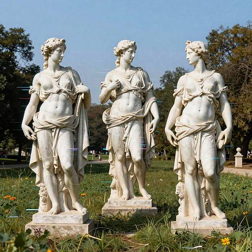 Neo-Classical Glitch Digital Landscape