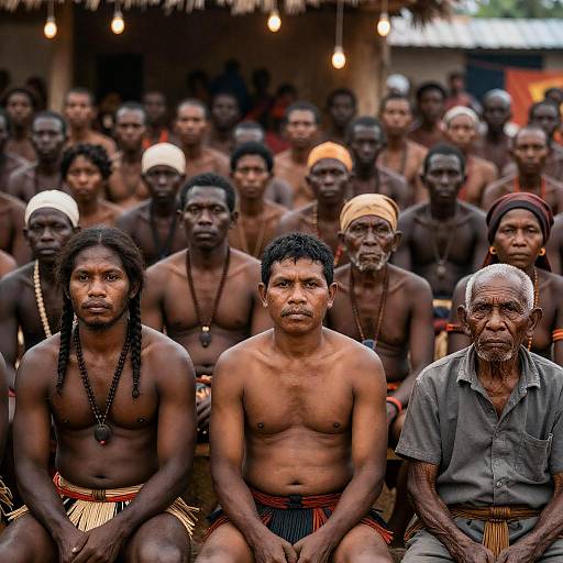 Tribal Ceremony with Diverse Participants