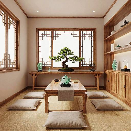 Elegant Harmonious Chinese Room Design