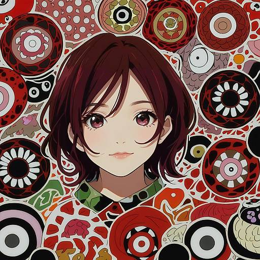 Illustration of Murakami tomoe, idolmaster in the style of Michii yuuki