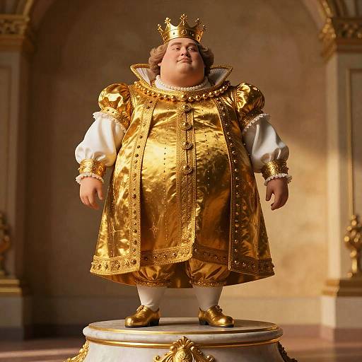 Regal Arrogance in Surreal Art