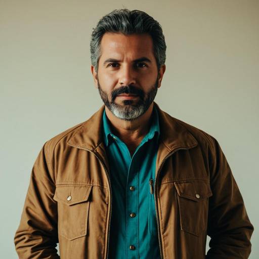 Middle-aged man in casual jacket