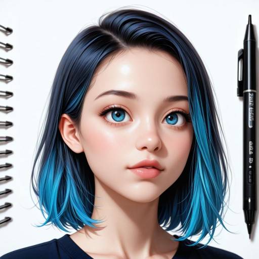 Whimsical Teenager Caricature Illustration