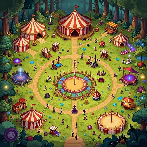 Enchanted Circus DnD Map