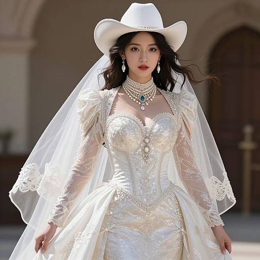 Elegant Fantasy Bridal Portrait