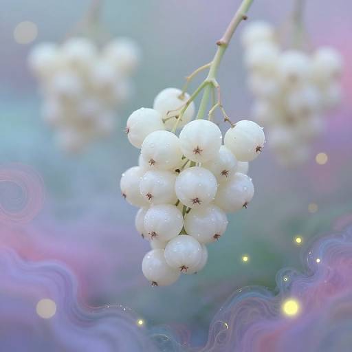 Surreal Mistle Dreamscape with Fireflies