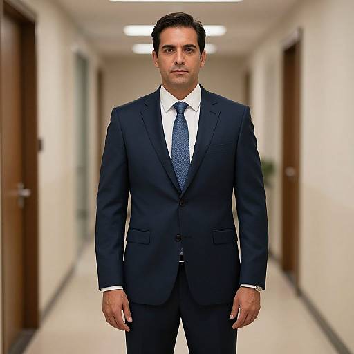Man in Formal Office Wear Suit