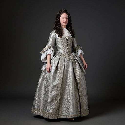 Baroque French Nobility Woman Costume