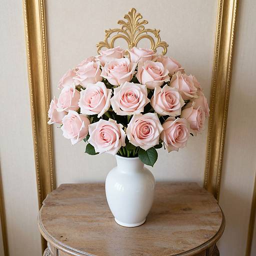 Elegant Pale Pink Rose Bouquet