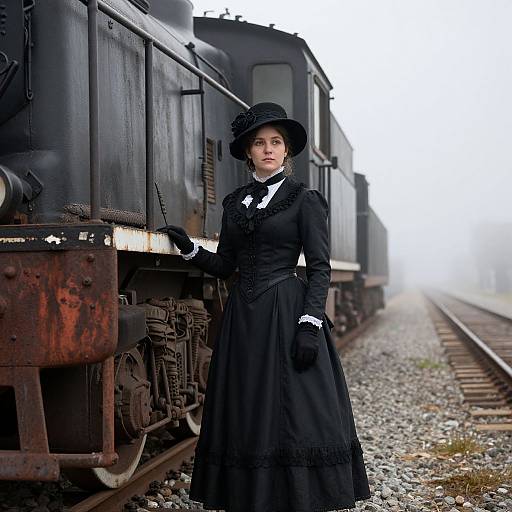 Victorian Woman by Rusty Locomotive