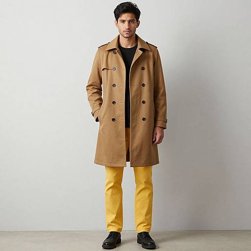 Realistic Male in Pea Coat Costume