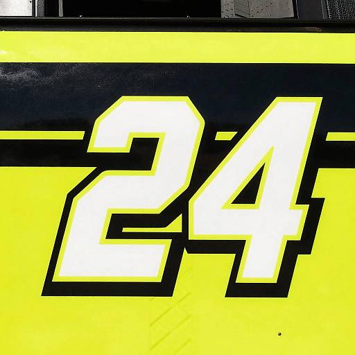 NASCAR #24 Neon Racing Emblem