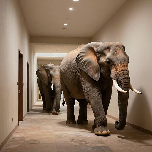 Time-Dilated Elephants in Timeless Hallway