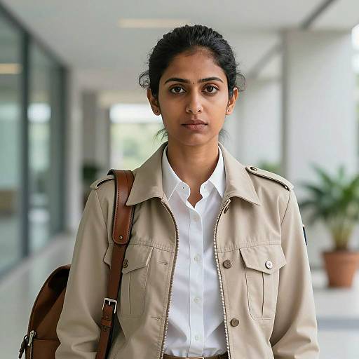 Confident Indian Woman in Professional Attire