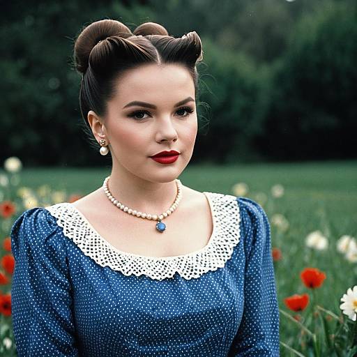 Judy Garland Inspired Dorothy Dress Portrait