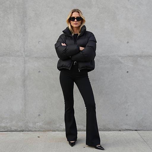 Chic Urban Street Fashion Portrait