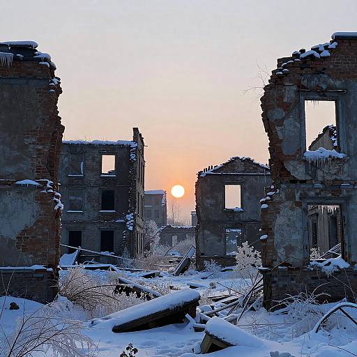 Winter Ruins: Beauty in Desolation