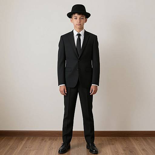 Man in Formal Funeral Attire