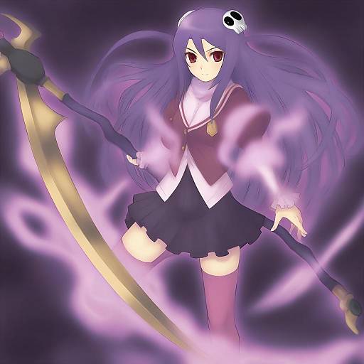 Illustration of Haqua d'rot herminium, kami nomi zo shiru sekai in the style of Kamimiya